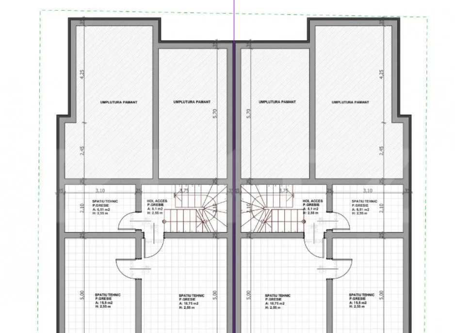 Casa moderna 192 mp 6 camere Living Bucatarie ansamblu