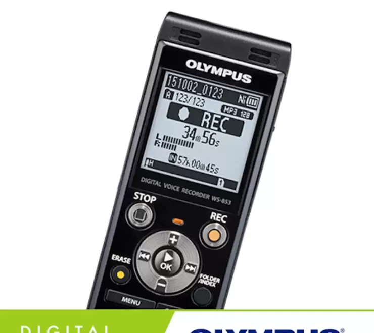 110h autonomie reportofon Olympus WS-853 proba