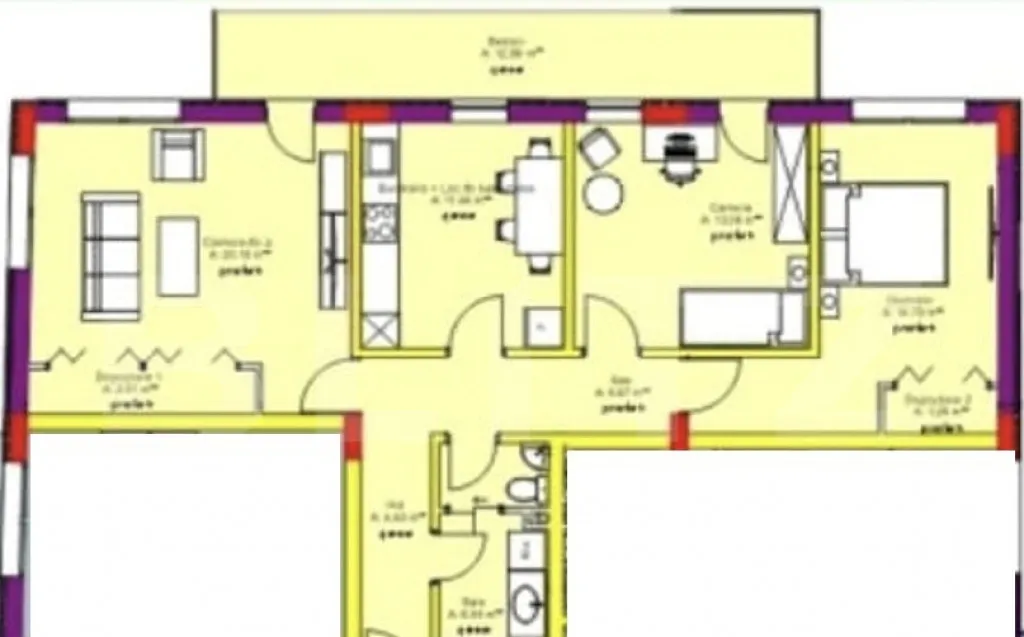 Apartament 3 camere 2 Bai Decomandat 80 mp Imobil Nou Z