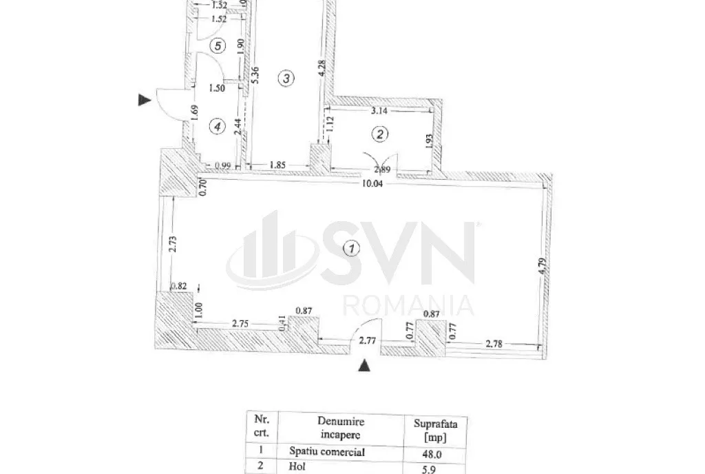 Spatiu comercial stradal Kogalniceanu predare renovat