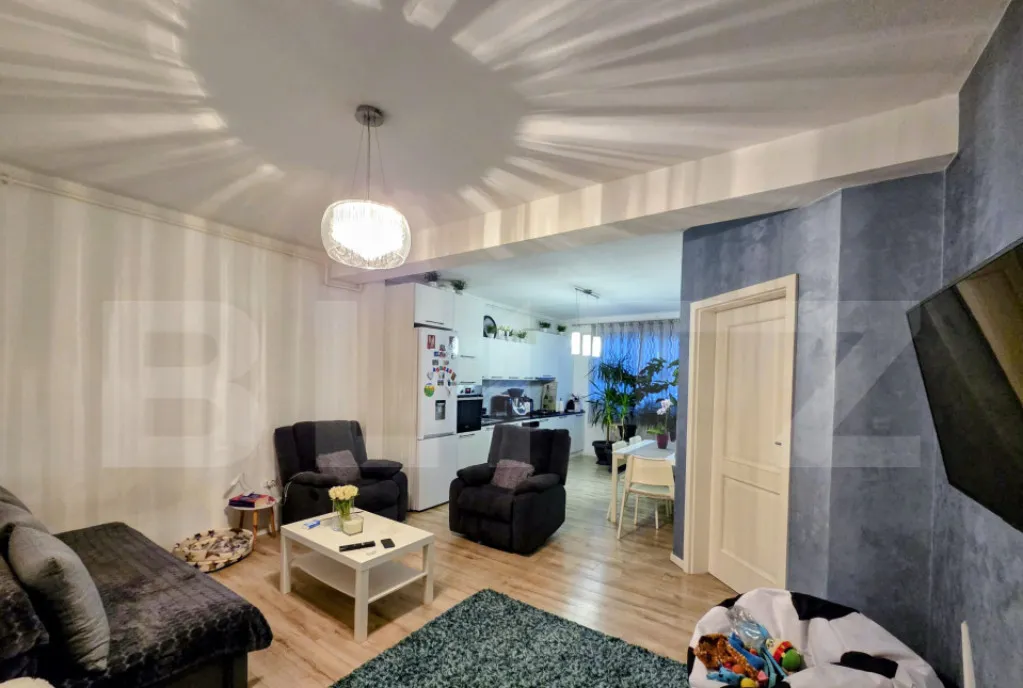 Apartament 2 camere 57 mp utili Parter inalt Parcare cu