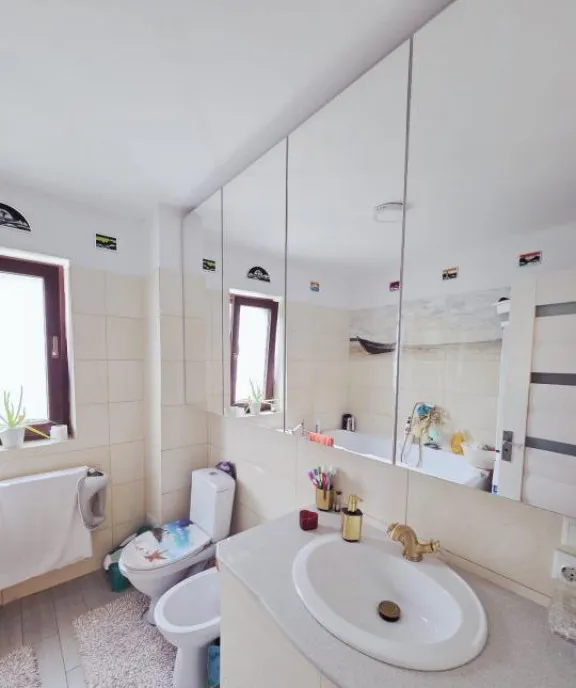 Apartament modern 3 camere cu gradina bloc nou