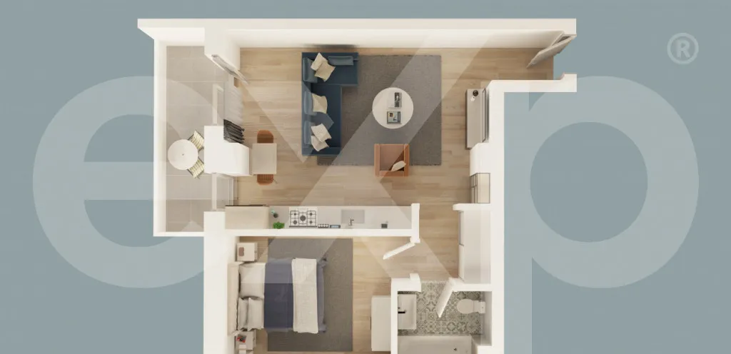 Tva inclus Apartament 2 camere in Mioveni Bloc Nou Com