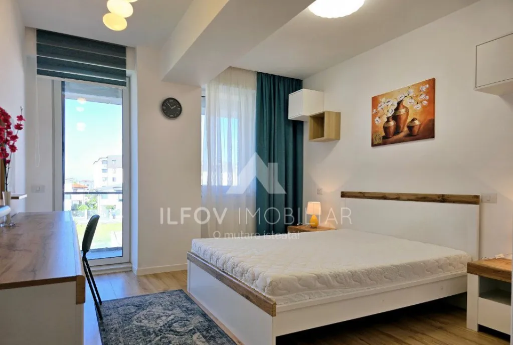 Apartament 2 camere spatios 77mp utilat si mobilat lift