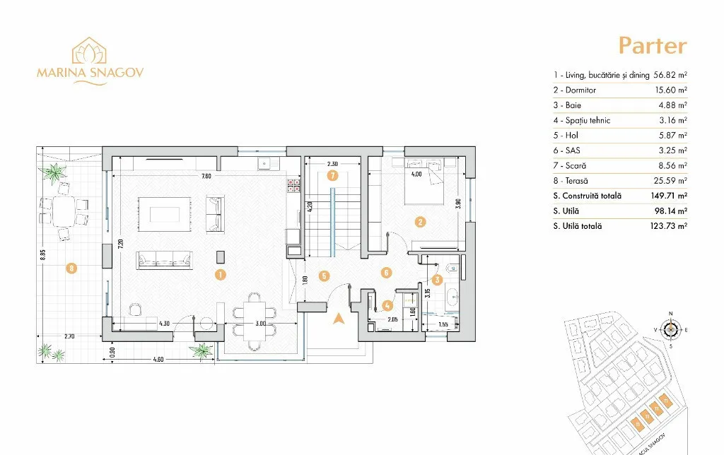 Vila de lux pe malul Lacului Snagov Marina privata 230 mp utili