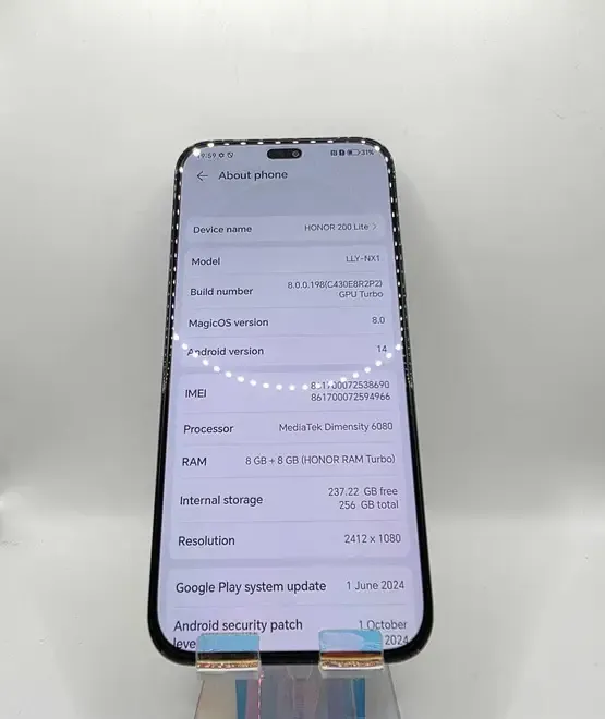Honor 200 Lite MEM 256 GB RAM 8 GB