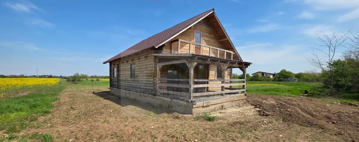 Mihailesti cabana de vanzare lemn masiv 400 mp teren potential investitie