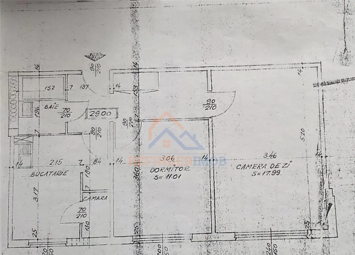 Titan Apartament de vanzare cu 2 camere zona Titan Metrou 1 Decembrie 1918