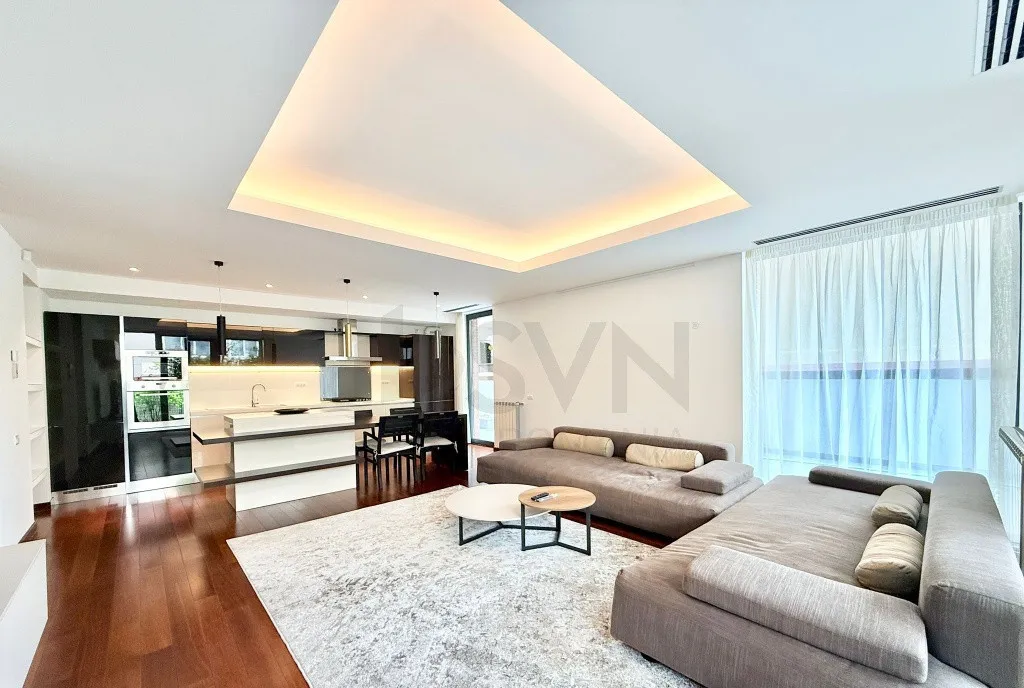 Apartament spectaculos l gradina 100 mp l 2 garaje l gym