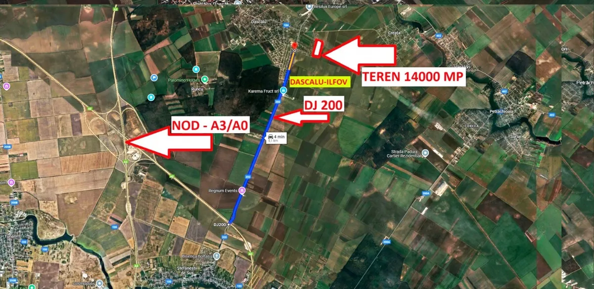 Dascalu teren intravilan 14000mp