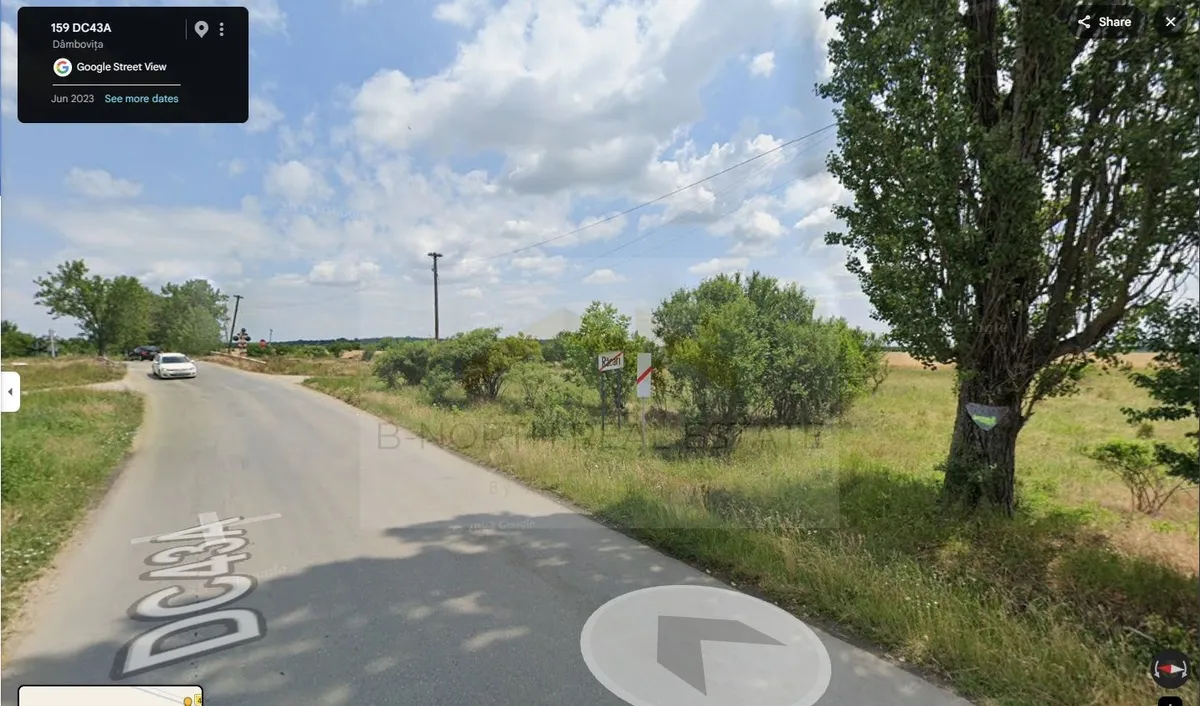 Terenuri de vanzare Racari Dambovita 540 mp si 640 mp 26 euro/mp