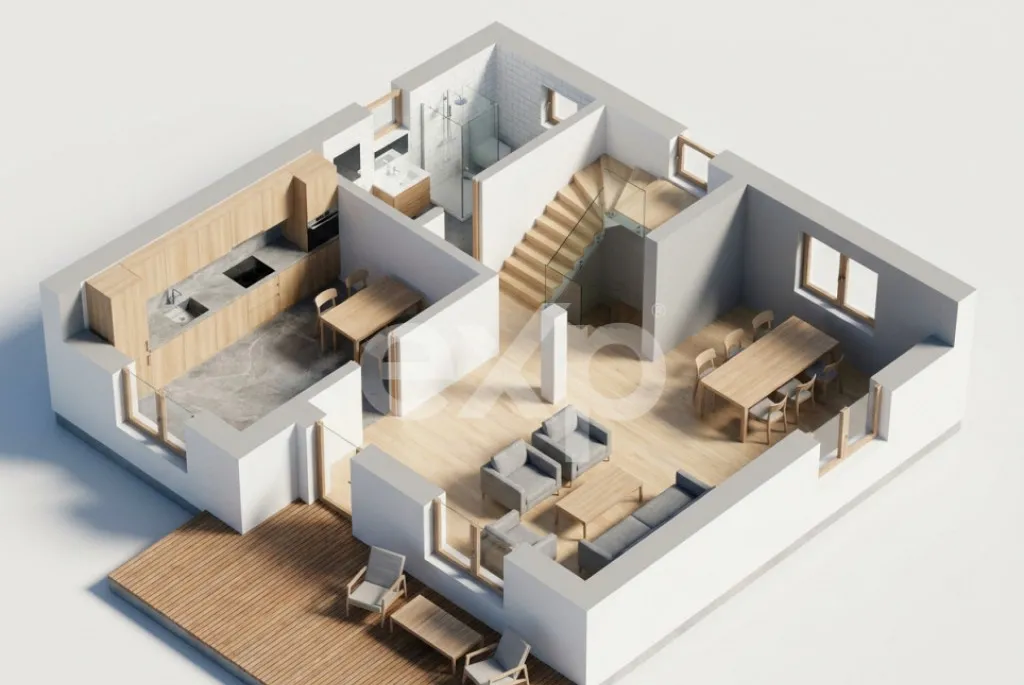 Tva inclus Casa Moderna cu 4 camere in Trivale Ansambl