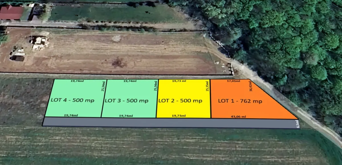 Izvorani lot de 500mp langa padurea Snagov locatie de vis