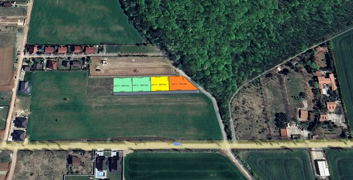 Izvorani lot de 500mp langa padurea Snagov locatie de vis
