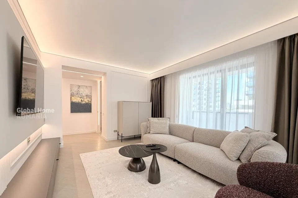 Cortina North Pipera first rent 3 rooms apartment parking terrace