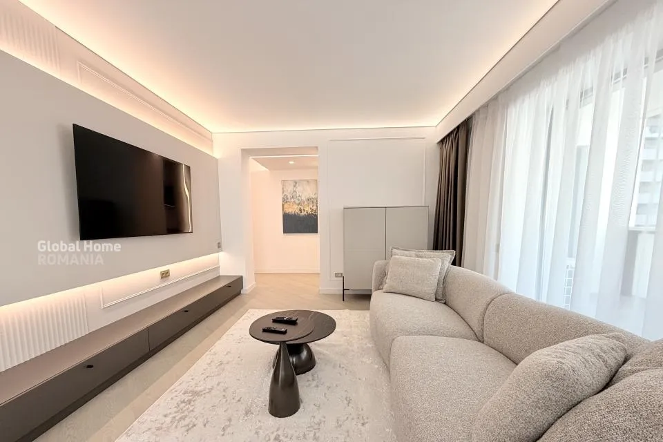 Cortina North Pipera first rent 3 rooms apartment parking terrace