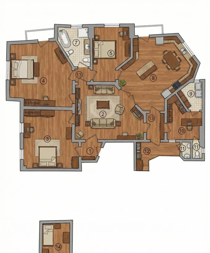 Piata Romana povestea unui apartament rar pe Jules Michelet