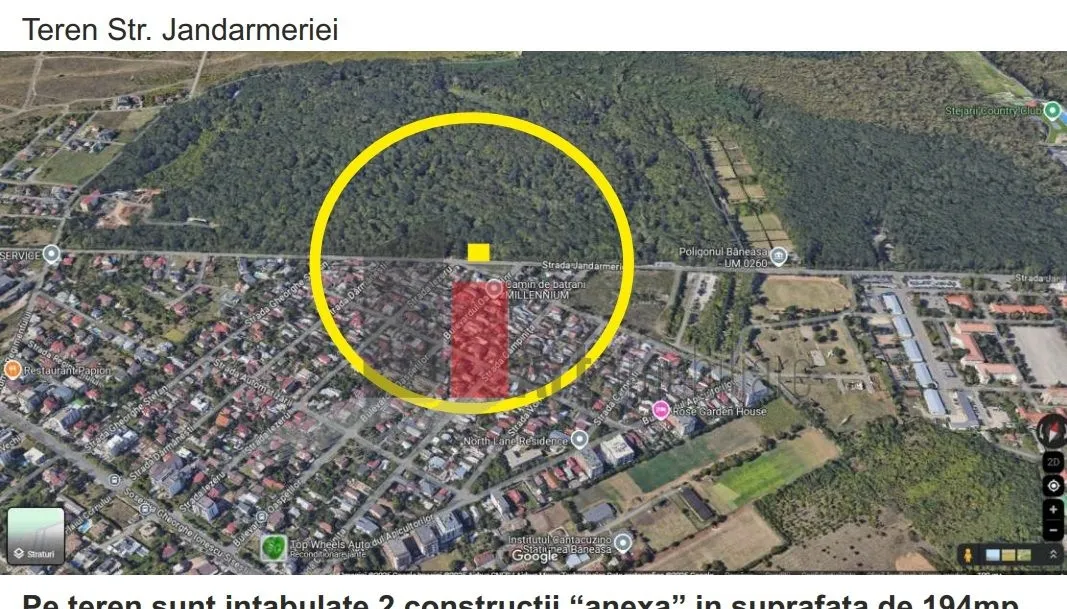 Teren padure Baneasa Jandarmeriei