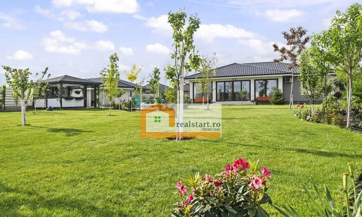 Codrii Vlasiei langa padure vila P Pod 1500 mp teren terasa 40 mp complex securizat