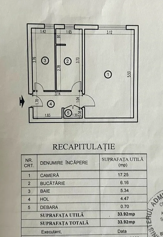 Drumul Taberei semistradal decomandata parter bloc reabilitat libera