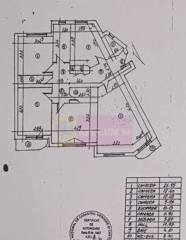 Apartament 4 camere 13 Septembrie