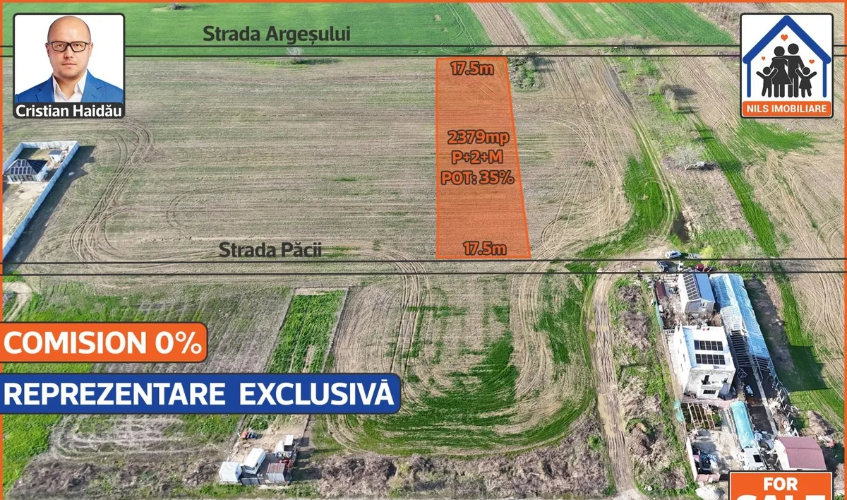 1 Decembrie Ilfov De vanzare Teren intravilan 2379mp