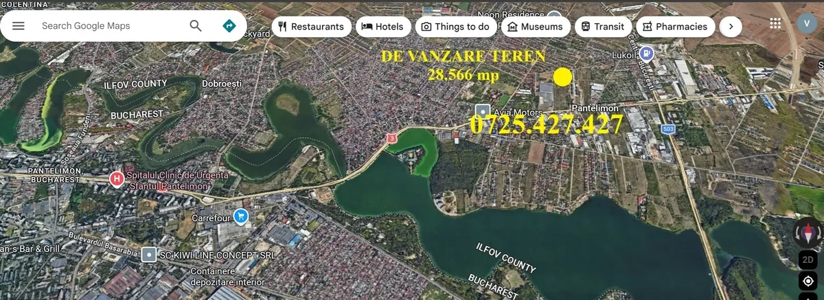 Pantelimon de vanzare teren
