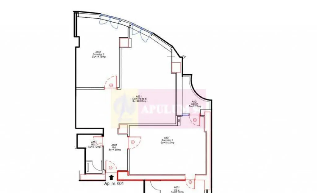 Apartament 3 camere Bulevardul Unirii etaj 6
