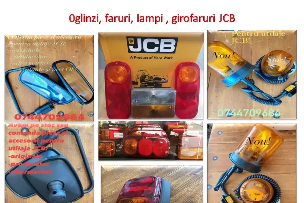 Piese utilaje jcb buldoexcavatoare excavatoare