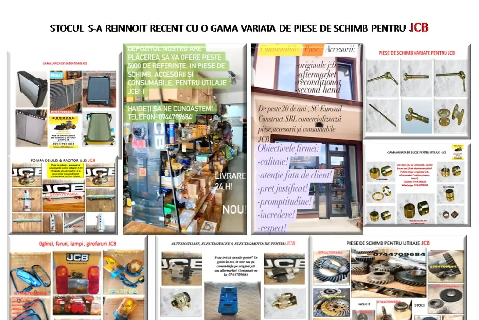 Piese accesorii si consumabile 3cx 4cx jcb