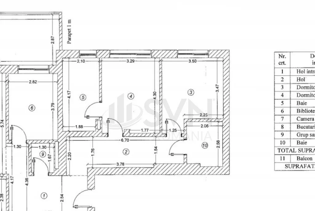 Domenii Penthouse 4 camere 133 mp