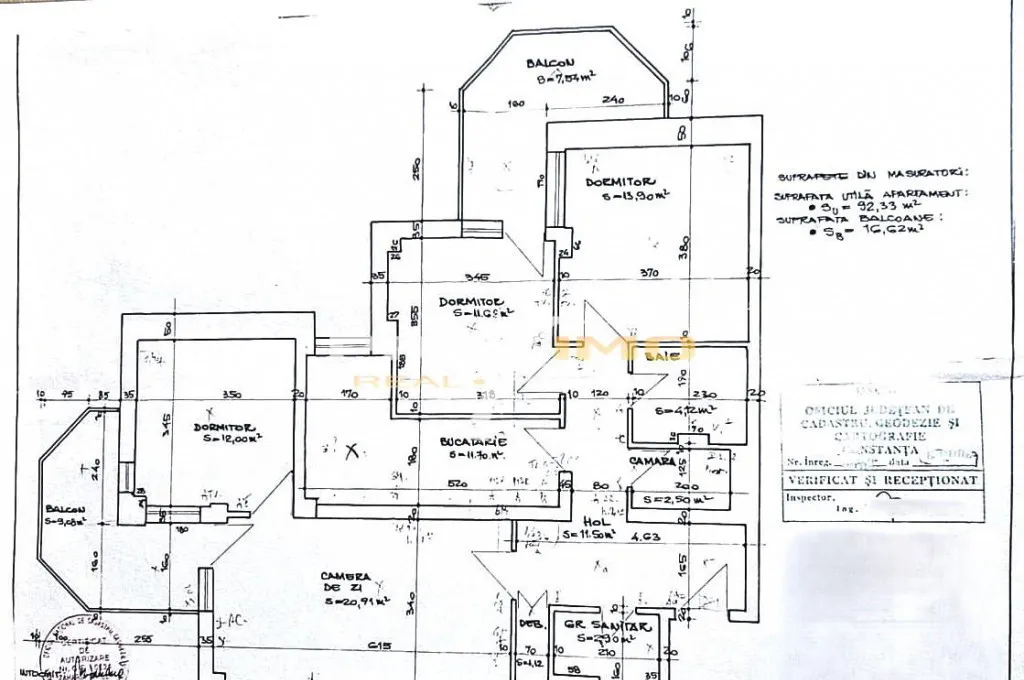 Apartament 4 camere su 110mp Et 2 Tomis Nord Rovere