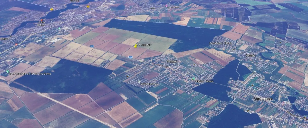Buftea teren intravilan 17500 mp