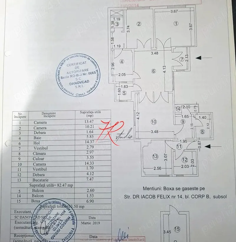 Piata Victoriei Vanzare spatiu 4 camere