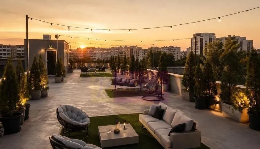 Unirii Camera de Comert Rooftop Penthouse scara privata lift 460mp