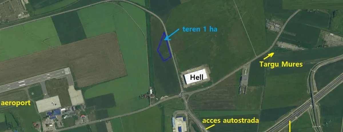 Teren intravilan Ungheni langa depozitul Hell