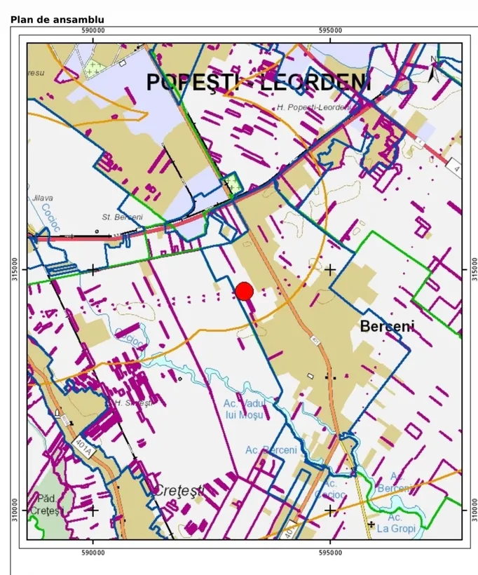 Ilfov Teren de vanzare 5 710 mp Strada Sfanta Ana 2 deschidere la drum
