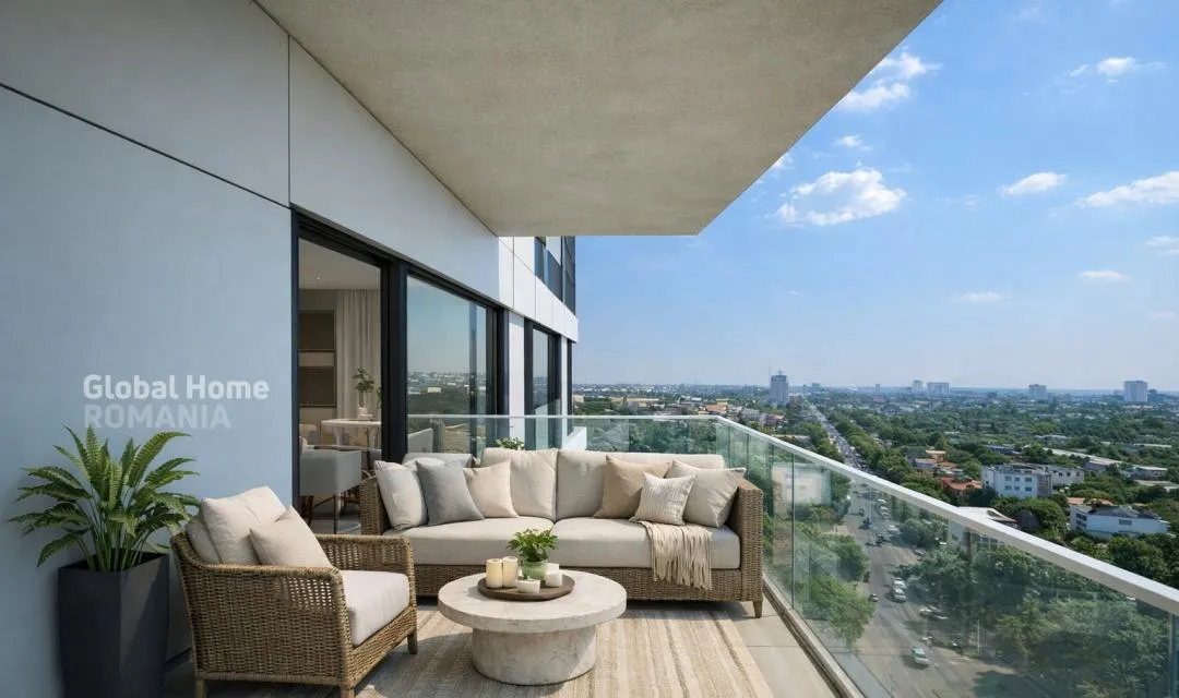 One Verdi Park Floreasca panoramic view 16 floor 4 rooms 154 sqm 2 parking