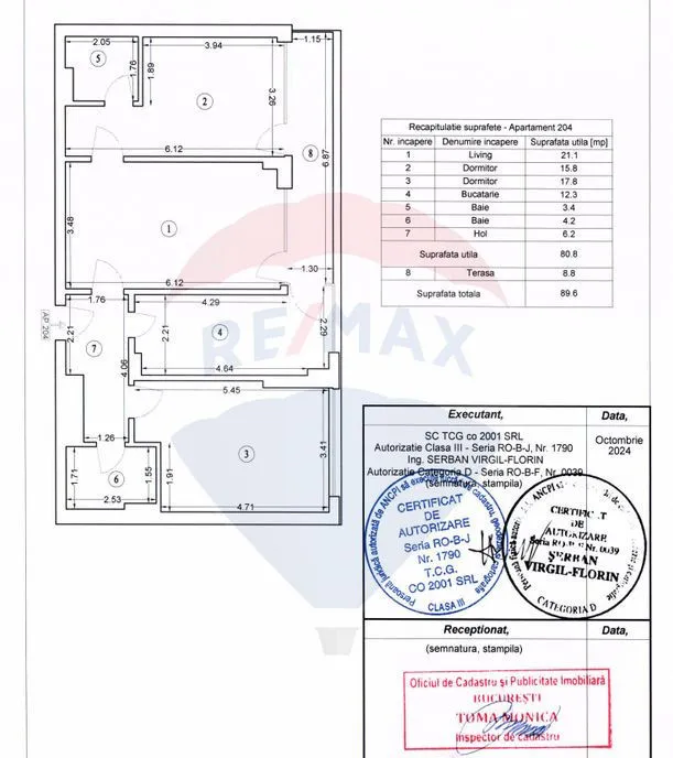 Prima inchiriere Apartament 3 camere Atria 90 mp piscina