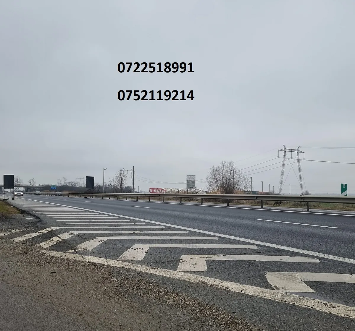 Bolintin Vale teren Autostrada A1 Palanca km 31 doar 6 euro/mp