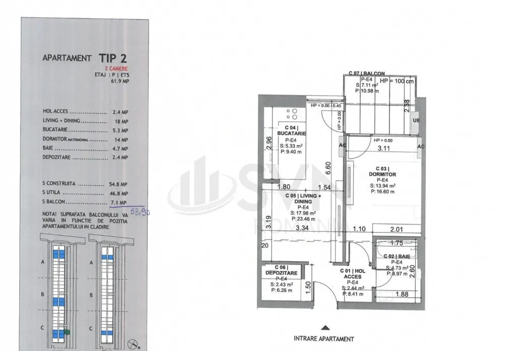 Apartament 2 camere New City Residence Dobroesti