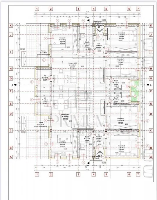 Duplex spatios 3 dormitoare asfalt 415 mp teren