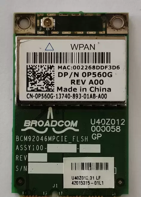 Modul Bluetooth BCM92046 laptop
