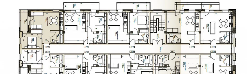 Apartament cu 1 camera Bloc nou Etaj 1 44 mp utili Compar