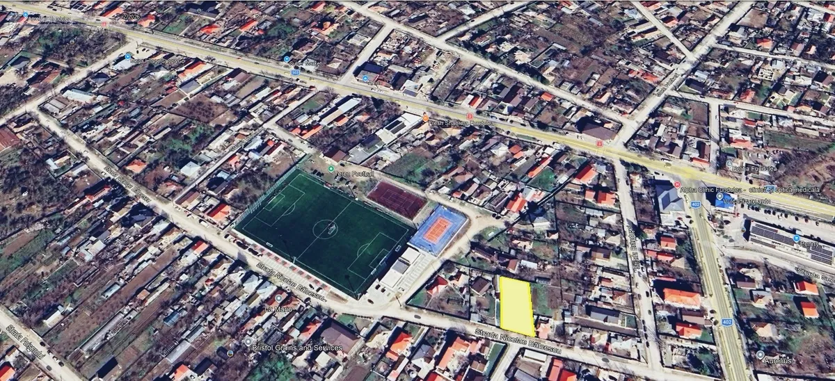 Fundulea teren intravilan de vanzare 925 mp toate utilitatile