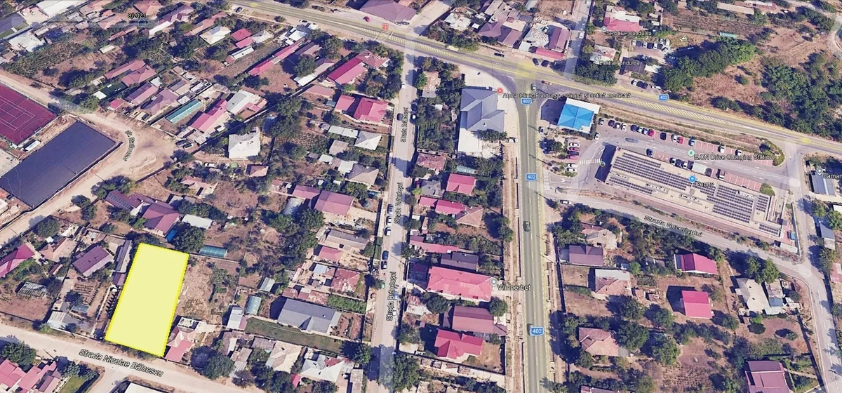 Fundulea teren intravilan de vanzare 925 mp toate utilitatile