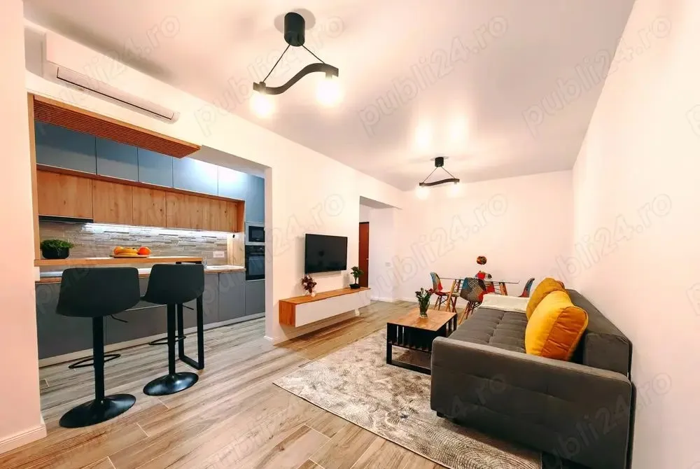 Pipera apartament 2 camere nou Ambiance Residence mobilat utilat modern