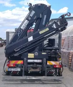 Volvo FM 62 RB Schwarzmuller, cu macara hidraulica tip HIAB