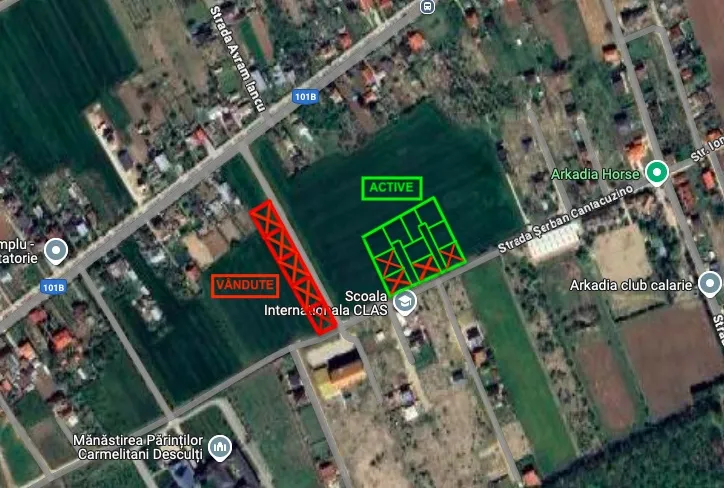Snagov Ciofliceni loturi de casa intre 504 670 mp Serban Cantacuzino