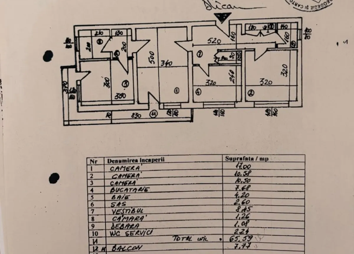Dr Taberei metrou Tudor Vladimirescu apartament 3 camere de vanzare 74 mp